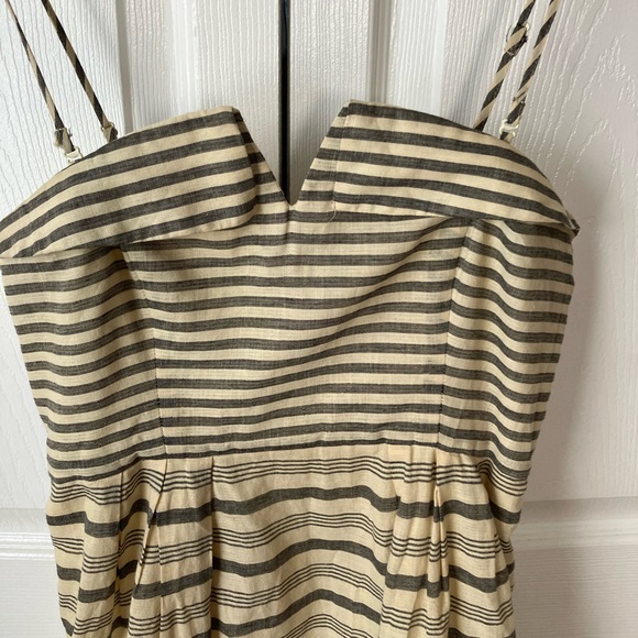 Anthropologie Maeve Striped Linen Blend Dress Size 0 EUC - Picture 6 of 14